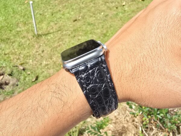 Black Apple watch strap