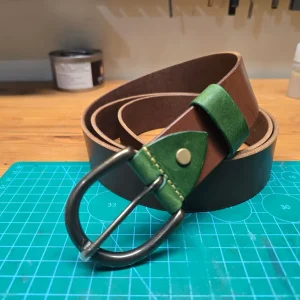 Brown handmade belt