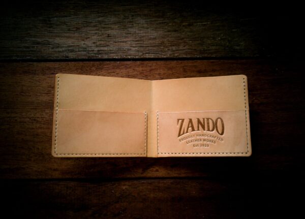 Open bifold wallet