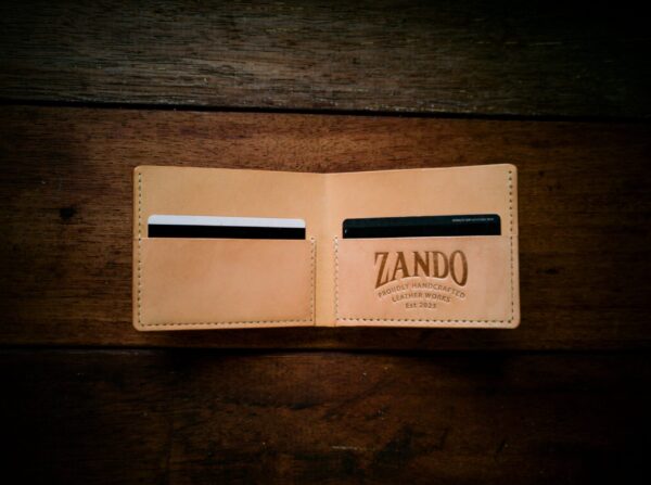 Open bifold wallet