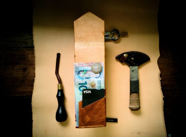 Handcrafted front pocket wallet NZ