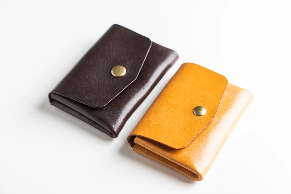 Origami wallet chocolate and honey