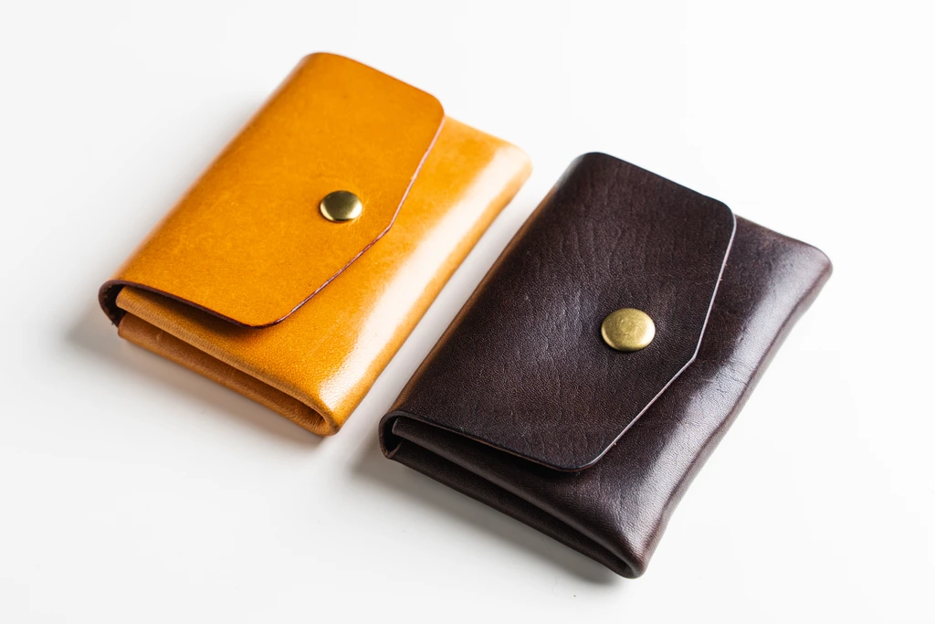 Origami wallet chocolate and honey
