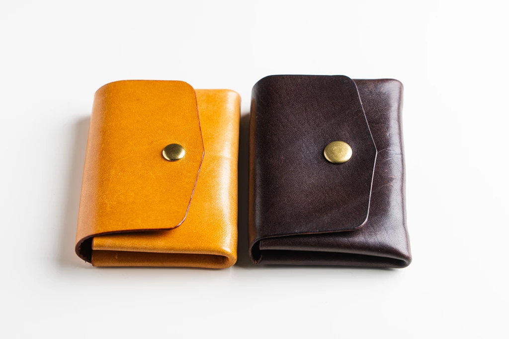 Origami wallet chocolate and honey