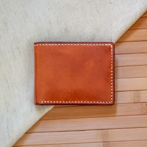 Brown leather wallet