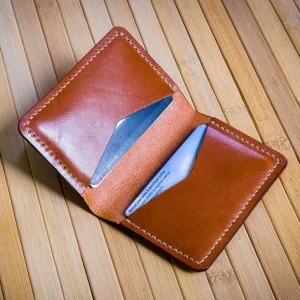handcrafted Leather cardholder