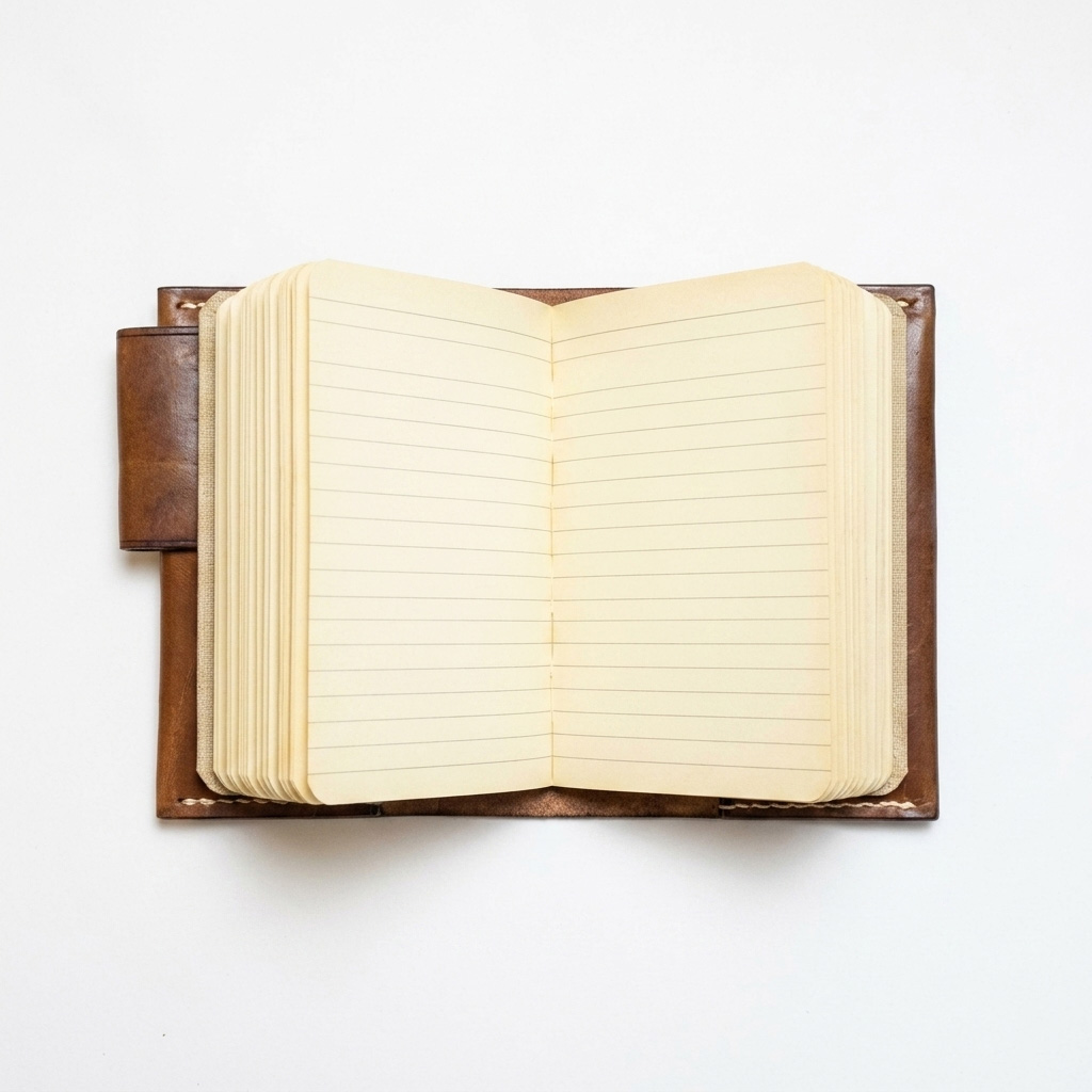 notebook cover with notepad
