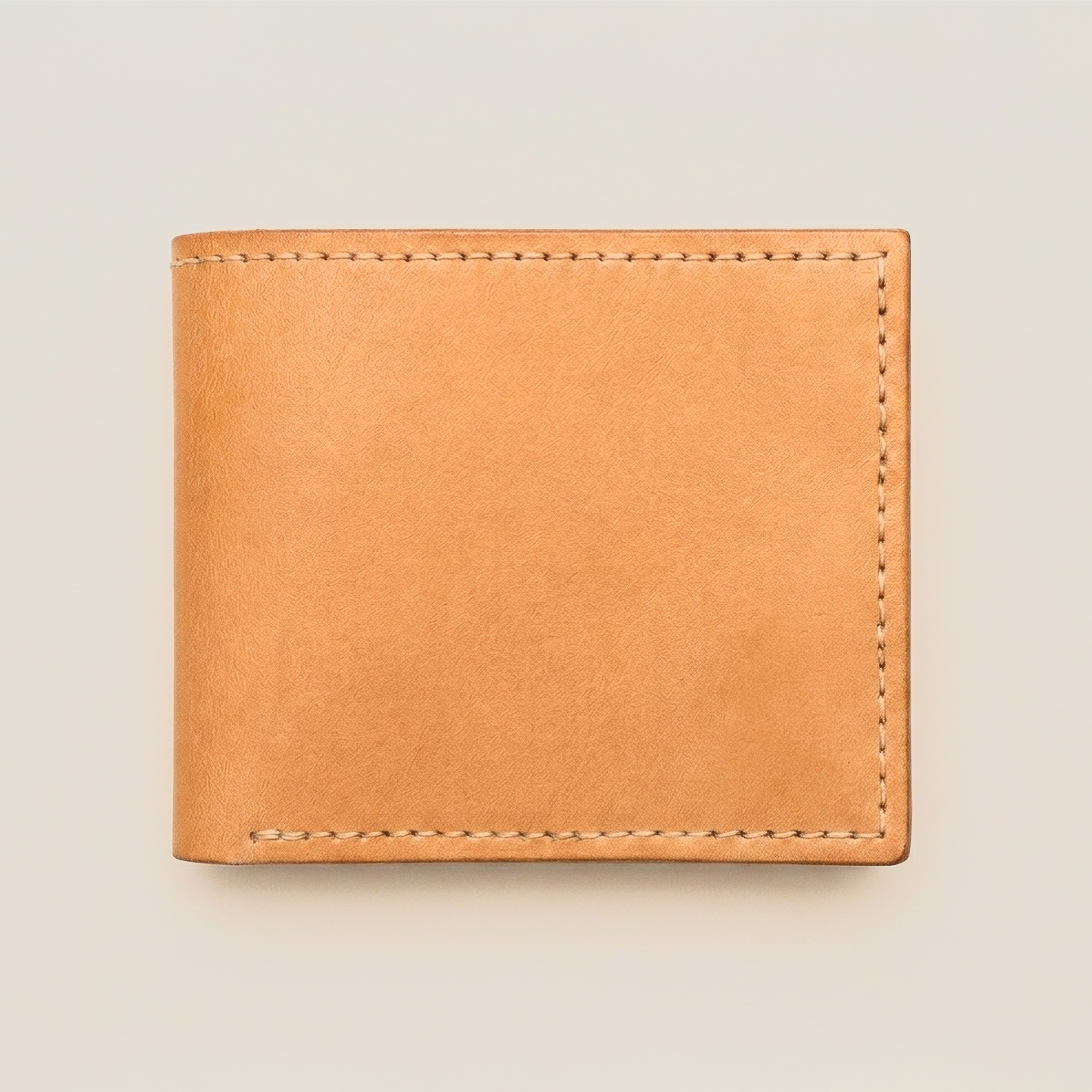 The Aba wallet in Natural colour