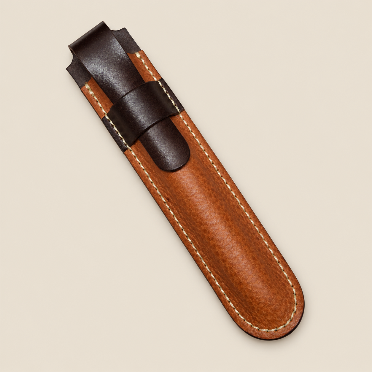 Pen sleeve brown